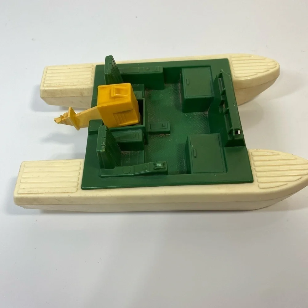 Fisher Price -‎ Adventure People - Wilderness Patrol Pontoon Boat - Vintage 1977